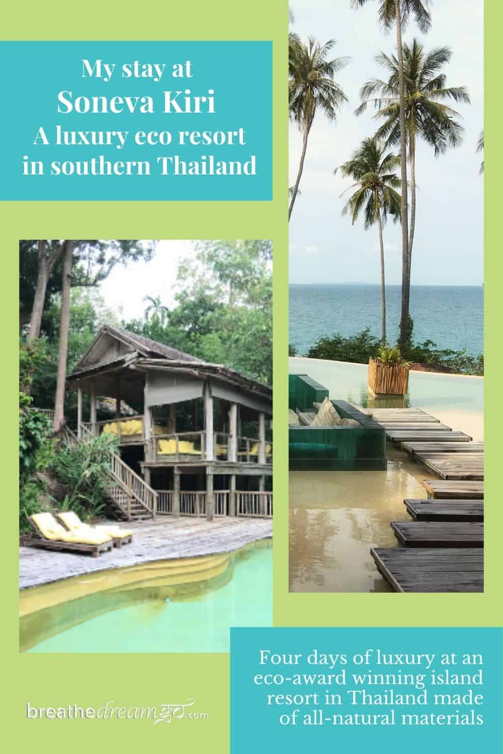 Eco luxury at Soneva Kiri in Thailand