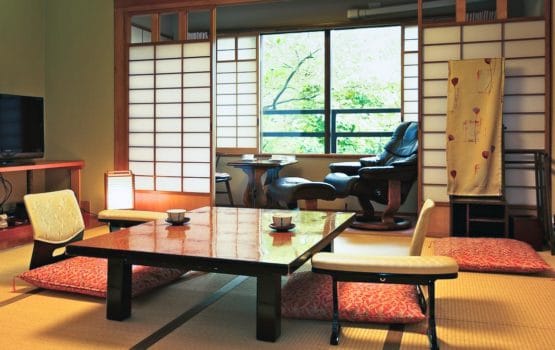 room in a ryokan in Kyoto, Japan