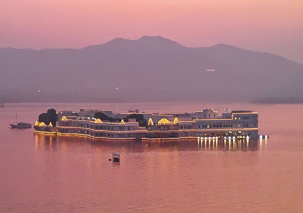 Udaipur sunset Rajasthan