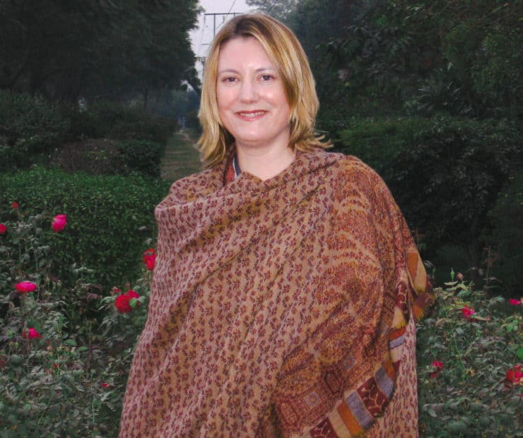 Mariellen Ward in Delhi India