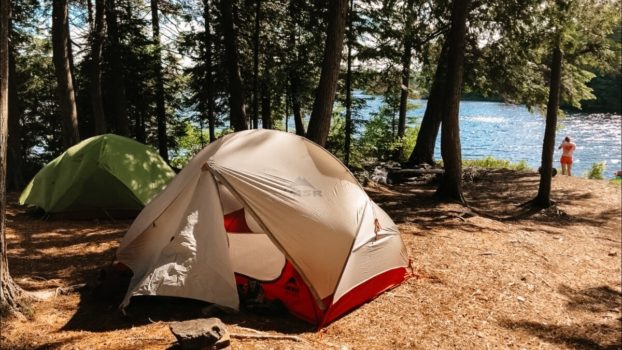camping in Ontario at Algonquin Park