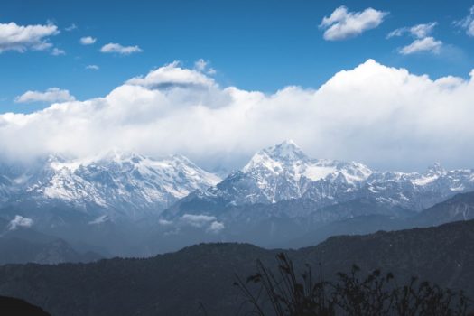 Himalayan mountains of Sikkim, India