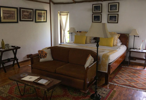 room at Jim's Jungle Retreat, Corbett wildlife lodge