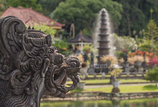Temple scene in Bali