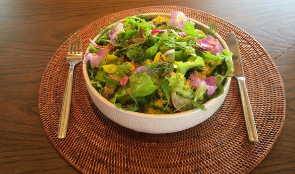 Field Salad at Jampa Restaurant, Phuket, Thailand