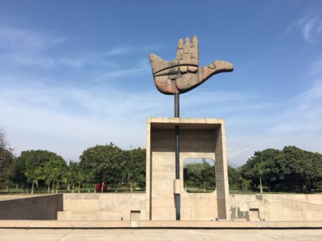 Open hand monument, Chandigarh