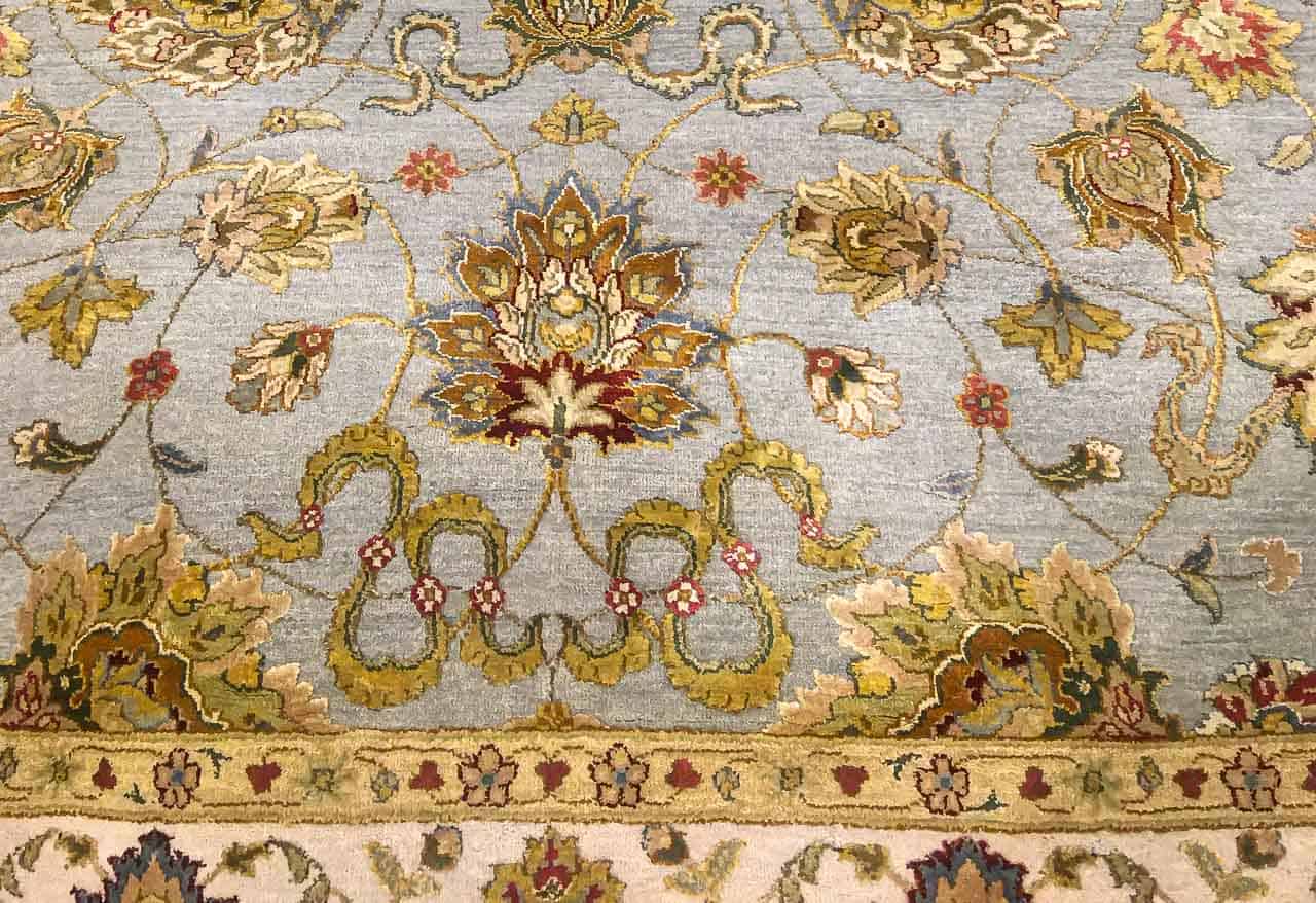 Hand-knotted rug for sale in Jaipur