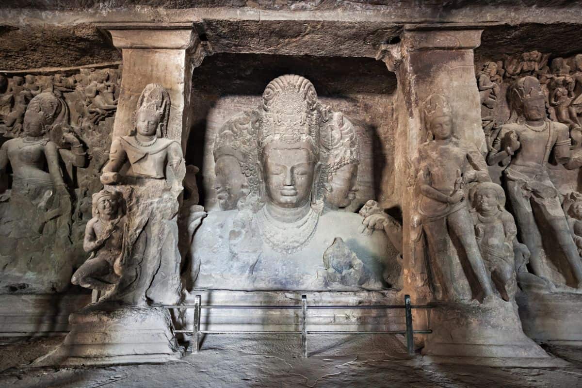 Elephanta Caves is a UNESCO World Heritage site of India