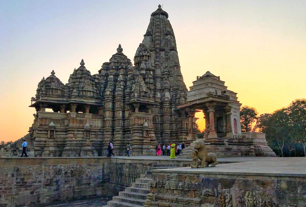 Khajuraho, Madhya Pradesh, India is a UNESCO World Heritage site