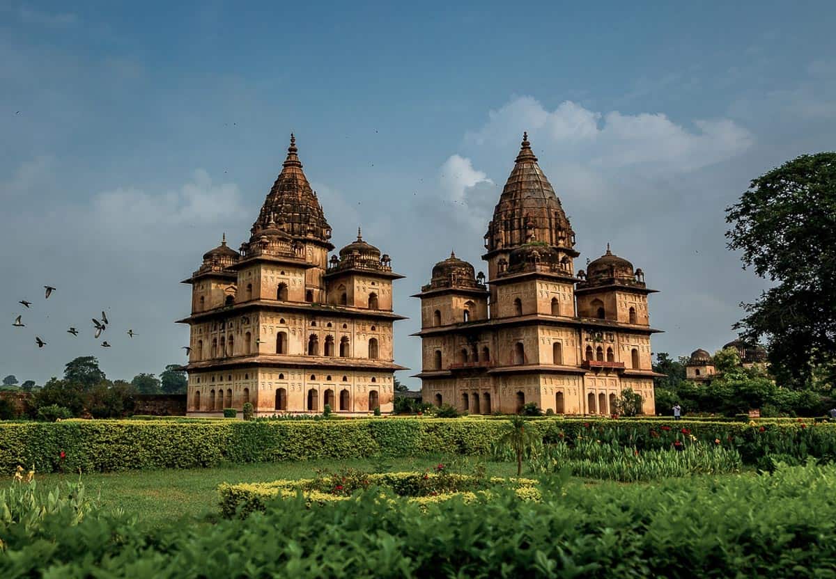 Chattris in Orchha, Madhya Pradesh