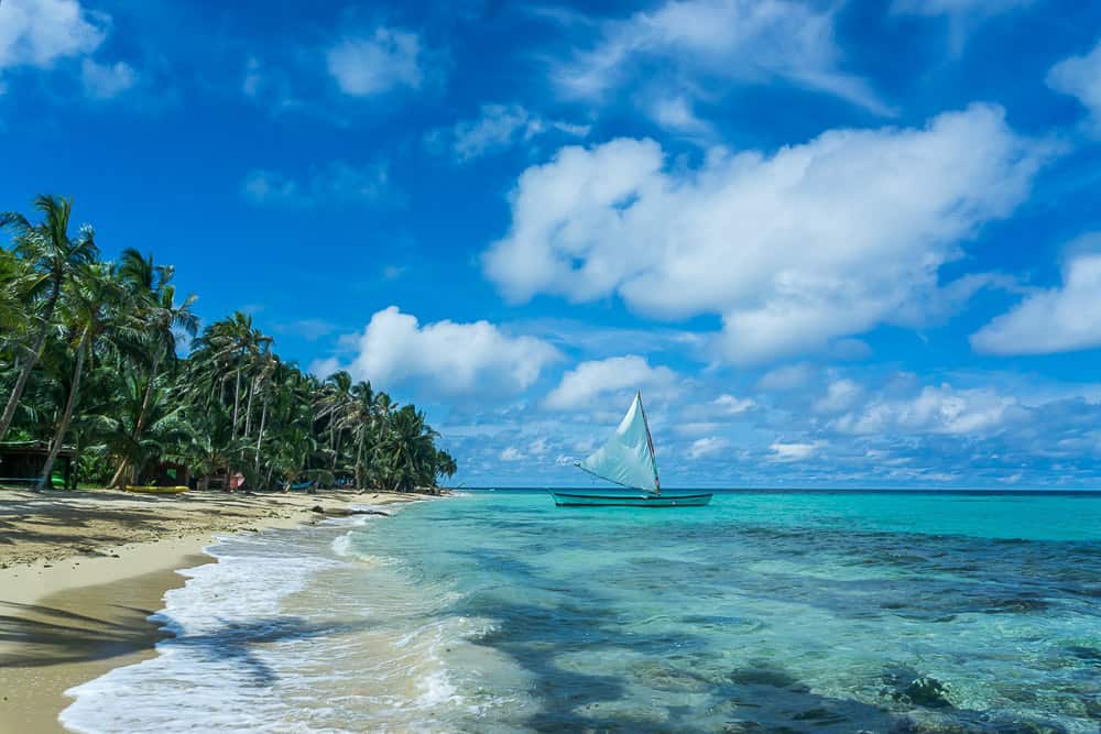 Beach and ocean Little Corn Island, Nicaragua