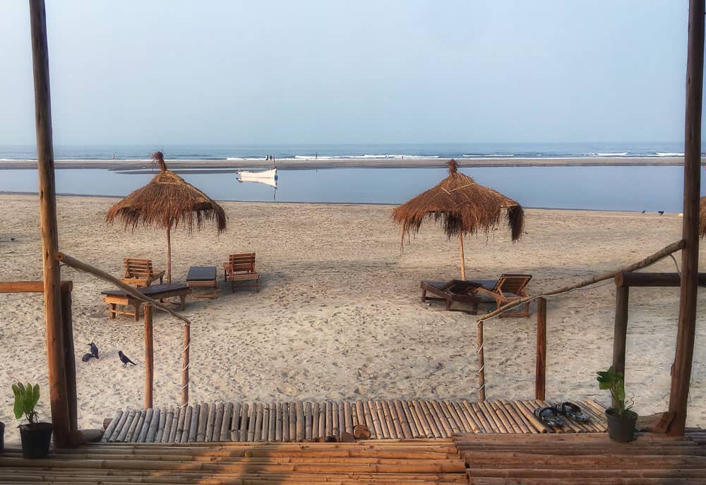 Mandrem Beach at Nalanda Retreat, Goa