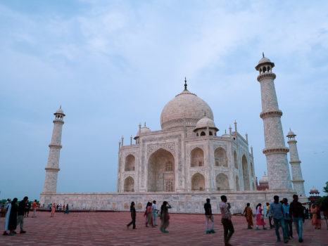 Taj Mahal in Agra is a stop on the Golden Triangle tour