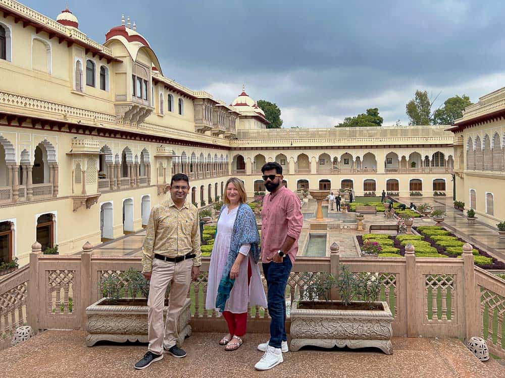 Rambagh Palace hotel in Jaipur