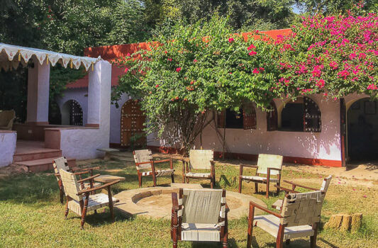 Mela Kothi Chambal Safari Lodge near Agra is a great getaway from Delhi