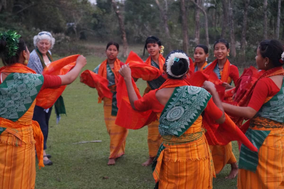People dancing in Northeast India.
