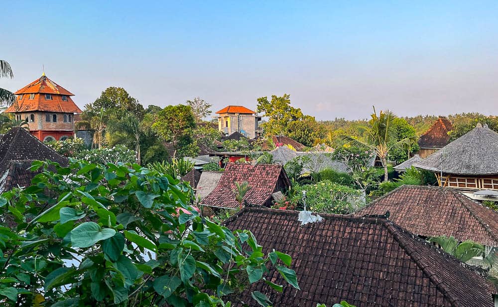 Roof tops of Ubud, Bali