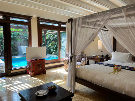 My suite at Hotel Tugu Bali