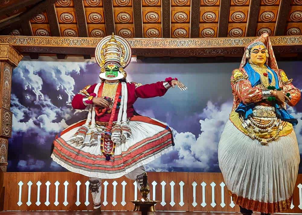 Kathakali dance in Kerala