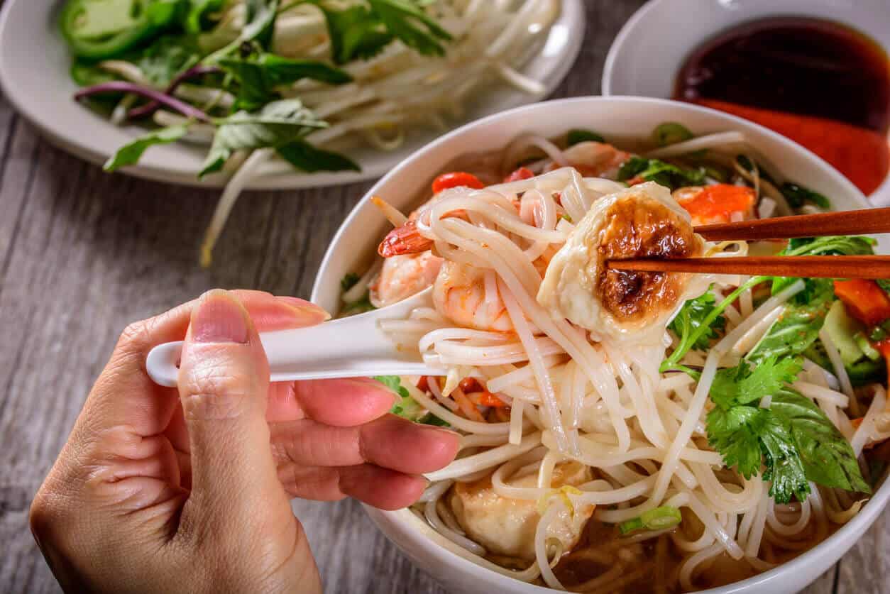 Pho Vietnamese food in Hanoi