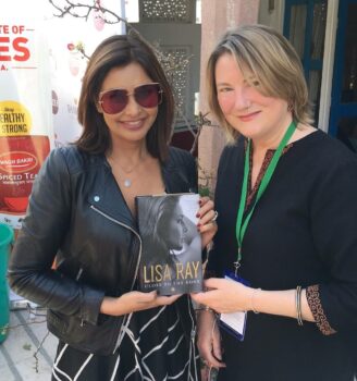 Lisa Ray at Jaipur Literature Festival