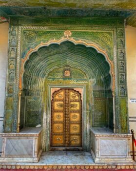 Jaipur City Palace door