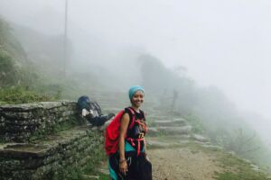 Teja A real woman traveller. Teja